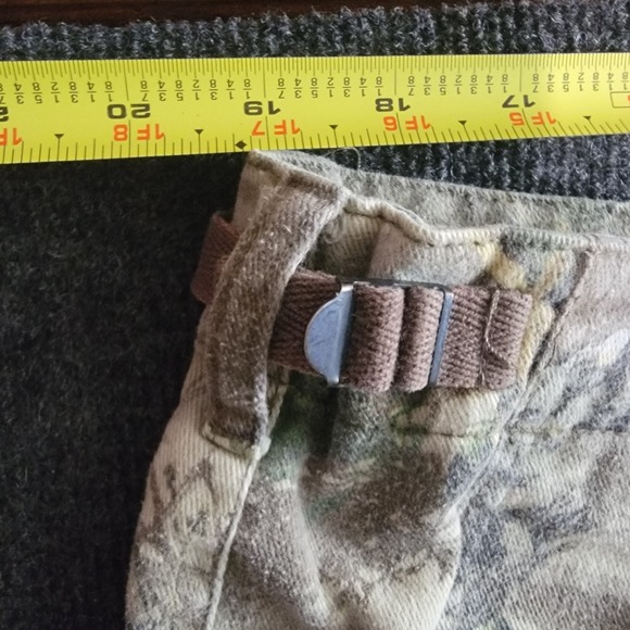 Cabelas Outdoor Gear Cargo Pants 40 Regular Brush Camo Hunting Cotton Blend - Picture 3 of 12